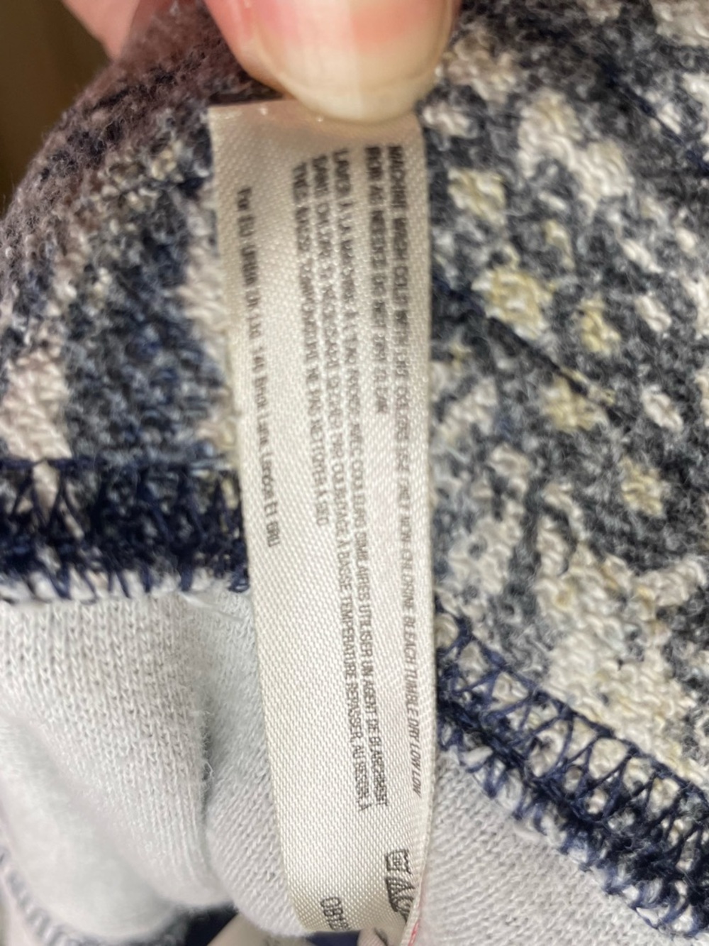 Free People Movement Floral-Print Jogger Sweatpants in Charcoal & Cream Size Med - Picture 8 of 8
